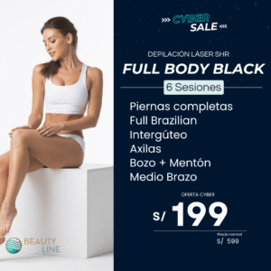 Pack Depilación Láser Full Body Black – 6 Sesiones
